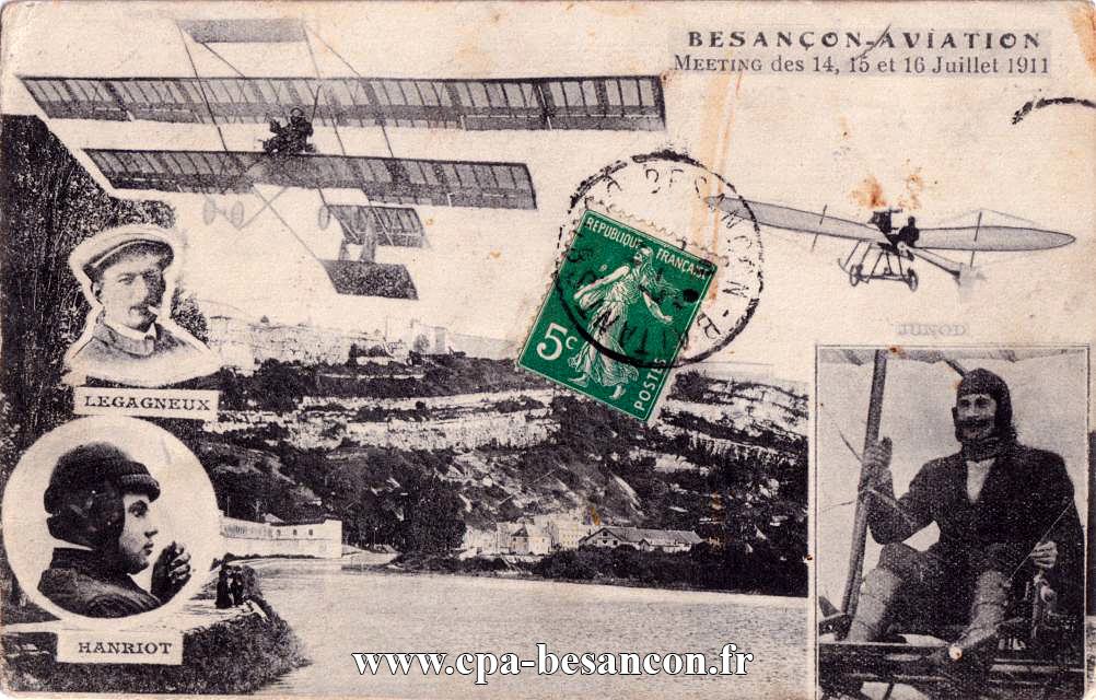 BESANÇON-AVIATION MEETING des 14, 15 et 16 Août 1911